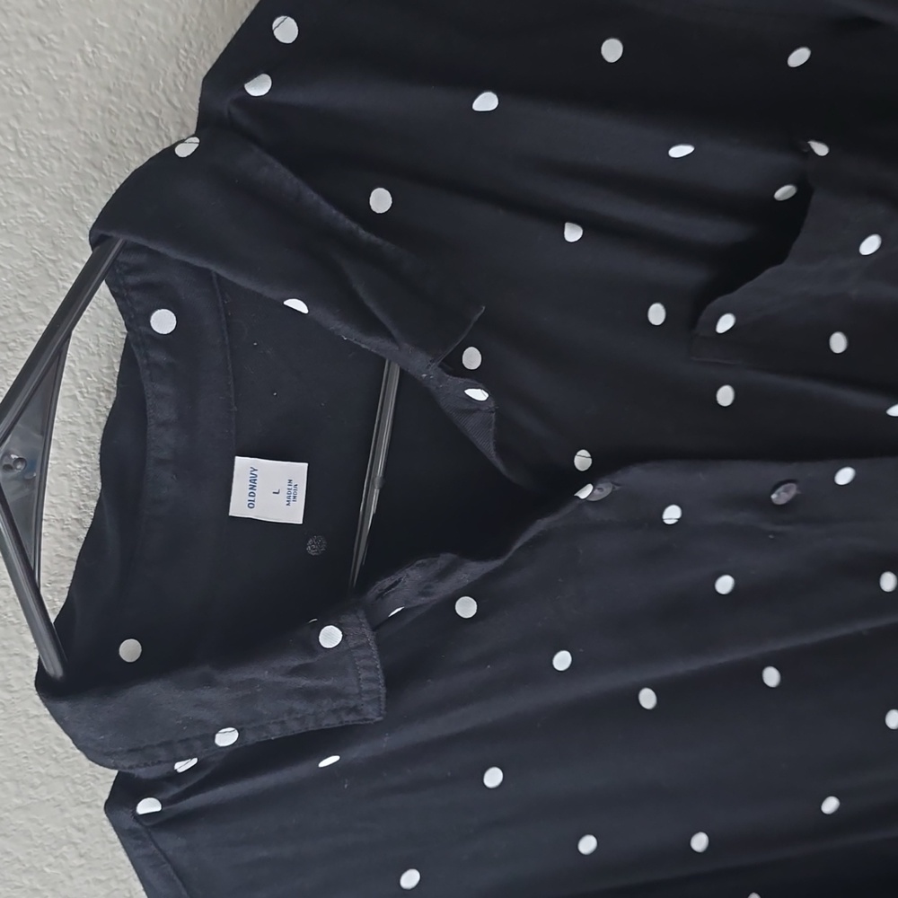 Old Navy button down blouse size large - Picture 2 of 4